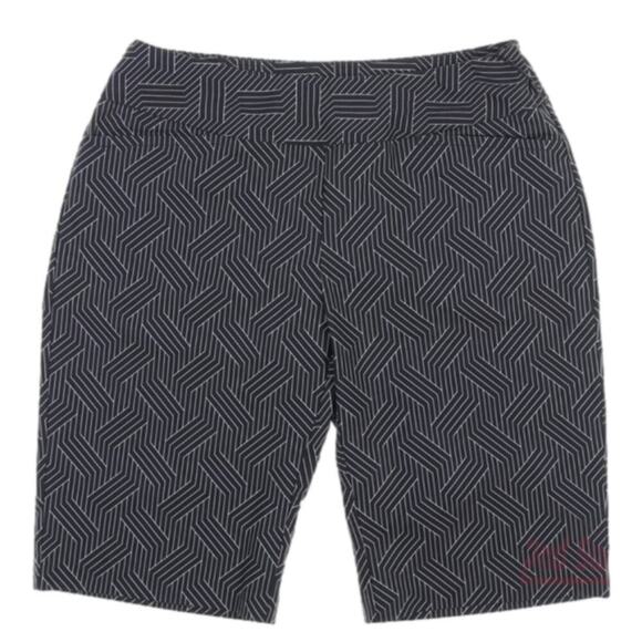Tail Zarine black‎ and white geometric zigzag GOLF Shorts size 8 new!! - Picture 5 of 8